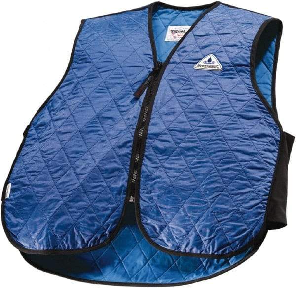 Techniche - Size XS, Royal Blue Cooling Vest - Zipper Front, Nylon, HyperKewl - Industrial Tool & Supply