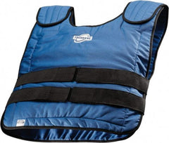 Techniche - Size M/L, Blue Cooling Vest - Pullover, Cotton - Industrial Tool & Supply