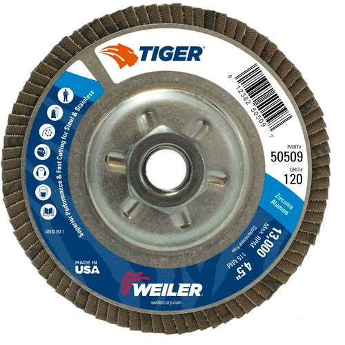 4-1/2X5/8-11 12OZ TIGER DISC - Industrial Tool & Supply