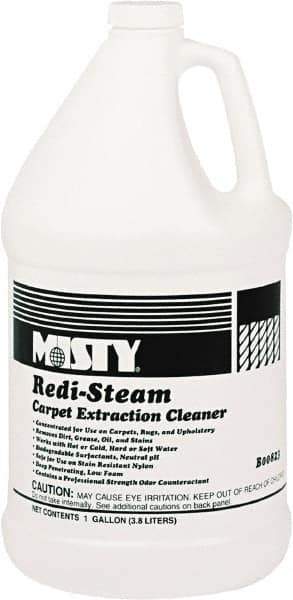 Misty - 1 Gal Bottle Carpet Cleaner - Pleasant Scent, Use on Carpet & Upholstery - Industrial Tool & Supply