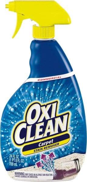 Oxi Clean - 24 oz Trigger Bottle Carpet/Fabric Stain & Spot Remover - Fresh Scent, Use on Carpets & Rugs - Industrial Tool & Supply