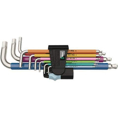 Wera - Hex Key Sets Tool Type: Hex Handle Type: L-Key Long Arm - Industrial Tool & Supply