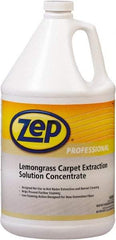 ZEP Commercial - 1 Gal Bottle Carpet Cleaner - Lemongrass Scent, Use on Carpet & Upholstery - Industrial Tool & Supply