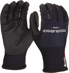 PRO-SAFE - Size 2XL (11) Nitrile Coated Nylon/Nitrile Work Gloves - Palm & Fingers Coated, Slip-On Cuff, Black, Paired - Industrial Tool & Supply