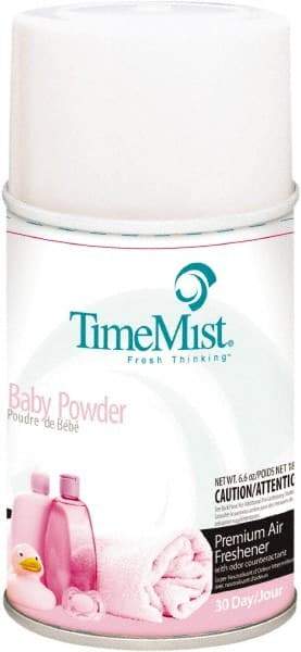 TimeMist - 6.6 oz Air Freshener Dispenser Canister Refill - Baby Powder, Compatible with TimeMist Metered Fragrance Dispensers - Industrial Tool & Supply