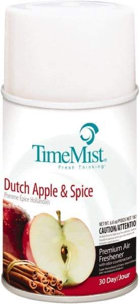 TimeMist - 6.6 oz Air Freshener Dispenser Canister Refill - Apple Spice, Compatible with TimeMist Metered Fragrance Dispensers - Industrial Tool & Supply