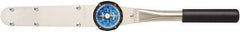 Sturtevant Richmont - 1/4" Drive Dial Torque Wrench - 1.2 N/m to 6 N/m Torque, 10.3" OAL, 0.25 N/m Graduation - Industrial Tool & Supply