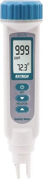 Extech - Salinity Meter - 32 to 122°F, Salinity Probe - Industrial Tool & Supply