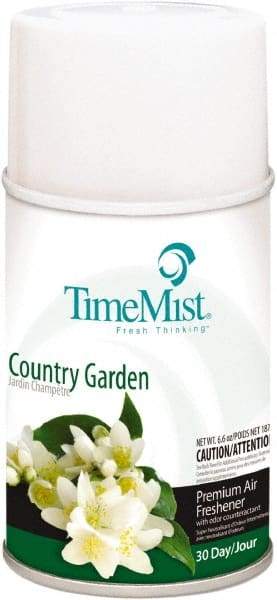 TimeMist - 6.6 oz Air Freshener Dispenser Canister Refill - Country Garden, Compatible with TimeMist Metered Fragrance Dispensers - Industrial Tool & Supply