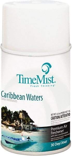 TimeMist - 6.6 oz Air Freshener Dispenser Canister Refill - Caribbean Waters, Compatible with TimeMist Metered Fragrance Dispensers - Industrial Tool & Supply