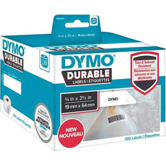 Dymo - Labels, Ribbons & Tapes Type: Barcode Labels Color: White - Industrial Tool & Supply