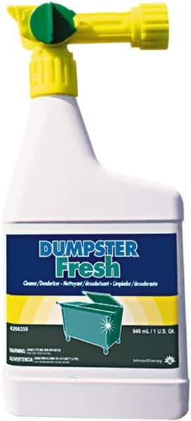 Suma - 32 oz Bottle Trash Can Deodorizer - Liquid, Floral Scent - Industrial Tool & Supply
