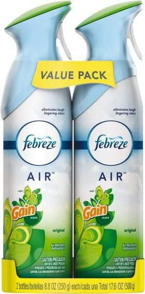 Febreze - 8.8 oz Aerosol Can Air Freshener - Liquid, Gain Original Scent - Industrial Tool & Supply