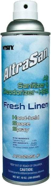 Misty - 10 oz Aerosol Can Air Freshener - Liquid, Fresh Linen Scent - Industrial Tool & Supply
