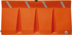 Diversified Plastics - Traffic Barricades Type: Traffic Barrier Barricade Height (Inch): 33-3/4 - Industrial Tool & Supply