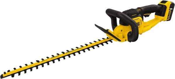 DeWALT - Battery Hedge Trimmer - 22" Cutting Width, 20 Volts - Industrial Tool & Supply