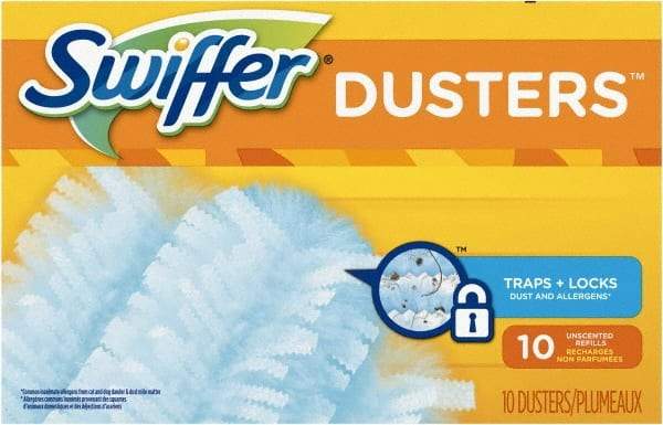 Swiffer - Replacement Fiber Duster - 6" OAL, Light Blue - Industrial Tool & Supply