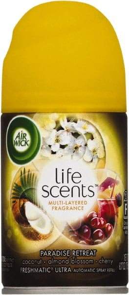 Air Wick - 6.17 oz Aerosol Can Air Freshener - Liquid, Paradise Retreat Scent, Environmentally Safe - Industrial Tool & Supply