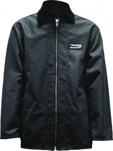 HexArmor - Size M Cut Resistant Jacket - Black, SuperFabric, Zipper Closure - Industrial Tool & Supply