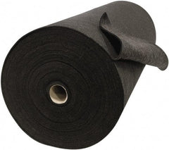 Steiner - 4' Wide x 1/4 to 0.3" Thick Carbonized Fiber Welding Blanket - Black - Industrial Tool & Supply