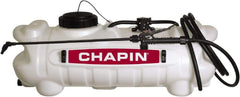 Chapin - 15 Gal Chemical Safe Garden Hand Sprayer - Use with Cleaners/Degreasers, Polyethylene Tank, Wide Mouth, Reinforced Hose - Industrial Tool & Supply