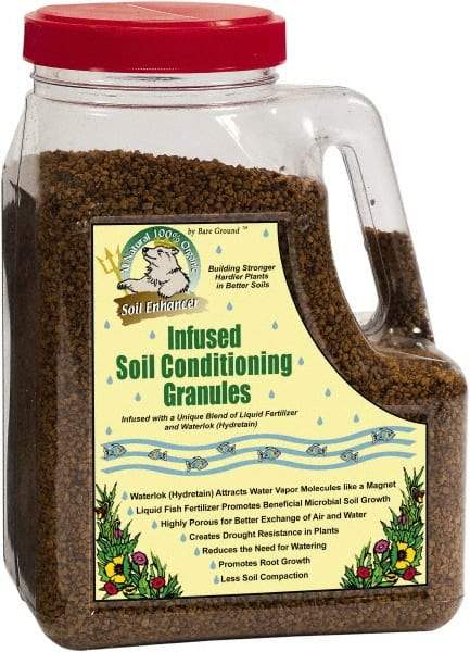 Bare Ground Solutions - 5lb Shaker Jug of Infused Soil Conditioning Granules - Just Scentsational\x92s Trident\x92s Pride soil conditioning granules are a small grained pumice that has been infused with an all-natural cold pressed fish hydrolysate - Industrial Tool & Supply