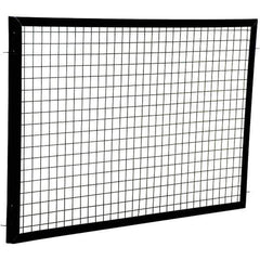 Vestil - 5' Long x 3' High, Black Hinged Door - Industrial Tool & Supply
