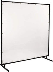 Steiner - 6' Wide x 6' High, 16mm Thickness, Vinyl Portable Welding Screen - Clear - Industrial Tool & Supply