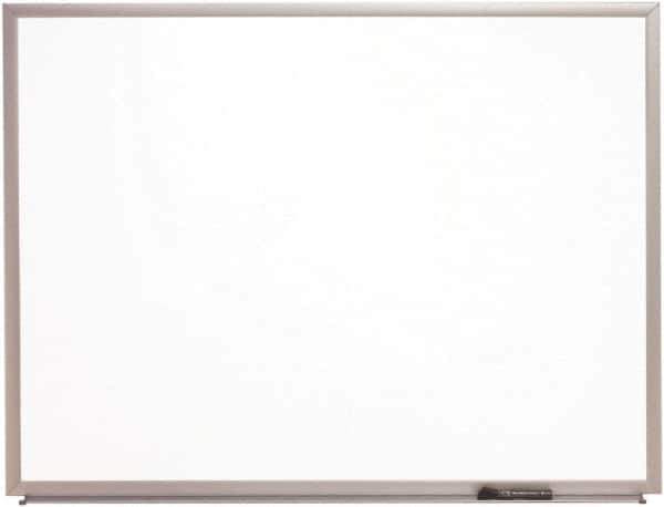 Ability One - 36" High x 48" Wide Dry Erase - Aluminum Frame - Industrial Tool & Supply