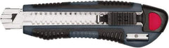Clauss - Snap Utility Knife - 4-1/4" Blade, Plastic Handle, 8 Blades Included - Industrial Tool & Supply
