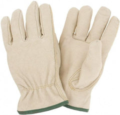 MCR Safety - Size M General Protection Work Gloves - For General Purpose, Uncoated, Tan, Paired - Industrial Tool & Supply