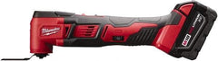 Milwaukee Tool - 18 Volt, Cordless Multi Tool Kit - 5,000 to 20,000 RPM, Battery Included - Industrial Tool & Supply