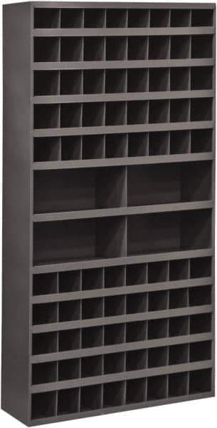 Durham - 84 Bin, Small Parts Storage Bin - 12" Deep x 35" Wide x 65" High - Industrial Tool & Supply