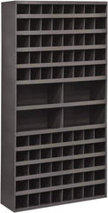 Durham - 84 Bin, Small Parts Storage Bin - 12" Deep x 35" Wide x 65" High - Industrial Tool & Supply