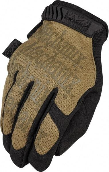 Mechanix Wear - Size S (8) Synthetic Blend General Protection Work Gloves - For General Purpose, Uncoated, Hook & Loop Cuff, Full Fingered, Coyote, Paired - Industrial Tool & Supply