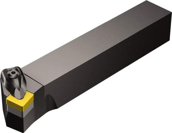 Sandvik Coromant - DSKN, Right Hand Cut, 15° Lead Angle, 1" Shank Height x 1" Shank Width, Negative Rake Indexable Turning Toolholder - 6" OAL, SNMG 12 04 08 Insert Compatibility, Series T-Max P - Industrial Tool & Supply
