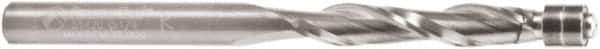 Amana Tool - 1/4" Cut Diam, 1-1/4" Length of Cut, 2 Flute Flush Trim Edge Profile Router Bit - Solid Carbide, 1/4" Shank Diam, 1-1/4" Shank Length, 3-5/16" OAL, Uncoated - Industrial Tool & Supply