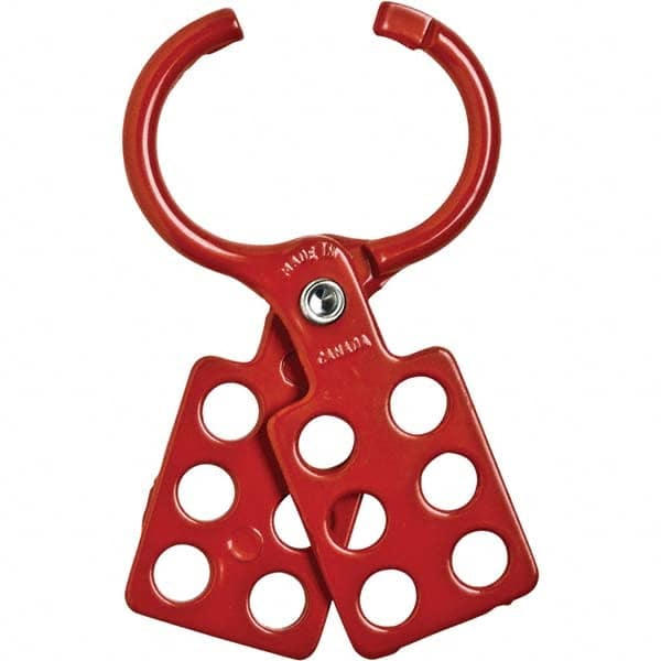 Brady - Lockout Hasps Hasp Type: Scissor-Action Jaw Type: Single Jaw - Industrial Tool & Supply