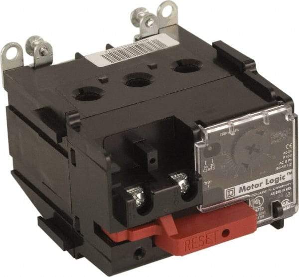 Square D - NEMA Size 00, 600 VAC, Thermal NEMA Overload Relay - For Use with Motor Logic - Industrial Tool & Supply