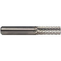 M.A. Ford - 3mm Diam, Plain End, Solid Carbide Diamond Pattern Router Bit - 1-1/2" OAL - Industrial Tool & Supply
