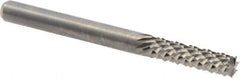 M.A. Ford - 1/8" Diam, 1/2" LOC, Burr End, Solid Carbide Diamond Pattern Router Bit - 1-1/2" OAL, 1/8" Shank Diam - Industrial Tool & Supply