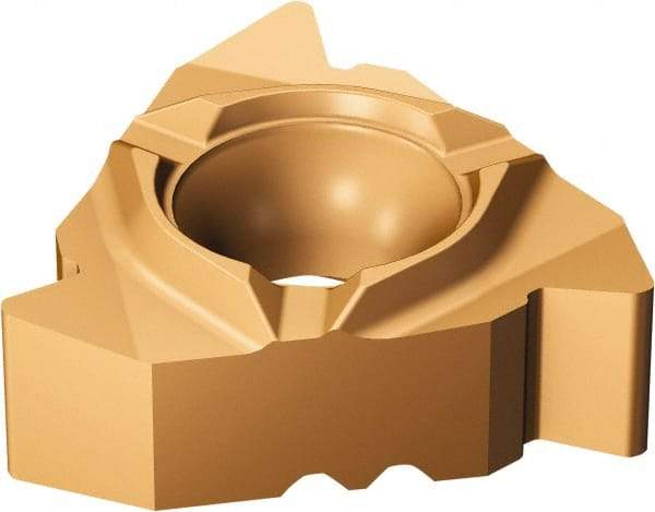 Sandvik Coromant - 266 External Right Hand 10 API Round Laydown Threading Insert - Grade 1125, TiCrAlN+TiAlN Coated Carbide, 12.7mm Inscribed Circle - Industrial Tool & Supply