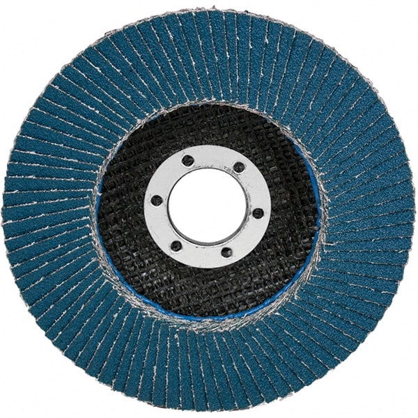 3M - 4-1/2" 60 Grit Type 27 Flap Disc - Industrial Tool & Supply