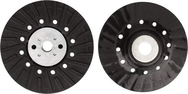 Tru-Maxx - 5" Diam Locking Nut Disc Backing Pad - Hard Density, 12,500 RPM - Industrial Tool & Supply