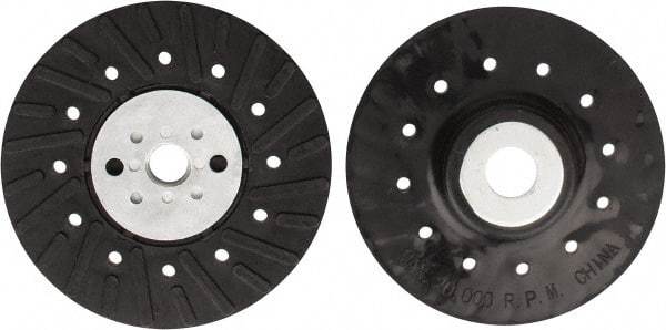 Tru-Maxx - 4-1/2" Diam Locking Nut Disc Backing Pad - Hard Density, 13,000 RPM - Industrial Tool & Supply