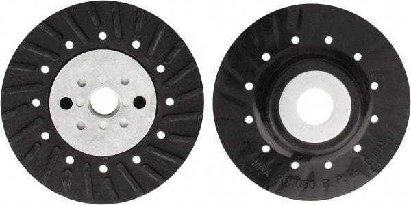 Tru-Maxx - 4" Diam Locking Nut Disc Backing Pad - Hard Density, 15,300 RPM - Industrial Tool & Supply