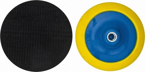 Tru-Maxx - 6" Diam Hook & Loop Disc Backing Pad - Hard Density, 7,500 RPM - Industrial Tool & Supply