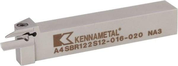 Kennametal - A4SB, External, Right Hand, 14mm Max Depth of Cut, 3mm Min Groove Width, Indexable Grooving Tool Holder - A4G0300M3SP04B Insert Compatibility, 20mm Shank Height, 20mm Shank Width, 125.3mm OAL - Industrial Tool & Supply