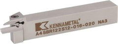 Kennametal - A4SB, External, Right Hand, 14mm Max Depth of Cut, 3mm Min Groove Width, Indexable Grooving Tool Holder - A4G0300M3SP04B Insert Compatibility, 19.05mm Shank Height, 19.05mm Shank Width, 5" OAL - Industrial Tool & Supply