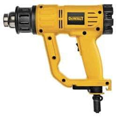 DeWALT - 120 to 1,100°F Heat Setting, 16 CFM Air Flow, Heat Gun - 120 Volts, 13 Amps, 1,550 Watts, 10' Cord Length - Industrial Tool & Supply